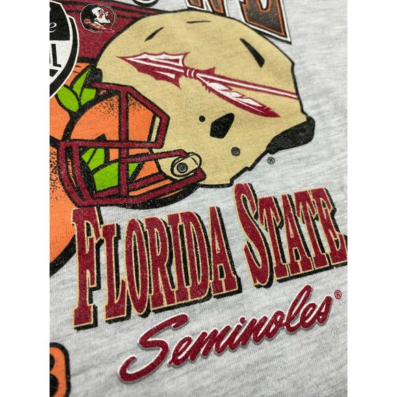 47 Brand 2023 Capital One Orange Bowl Georgia Vs FSU T-Shirt Gray Size Medium - Picture 6 of 8